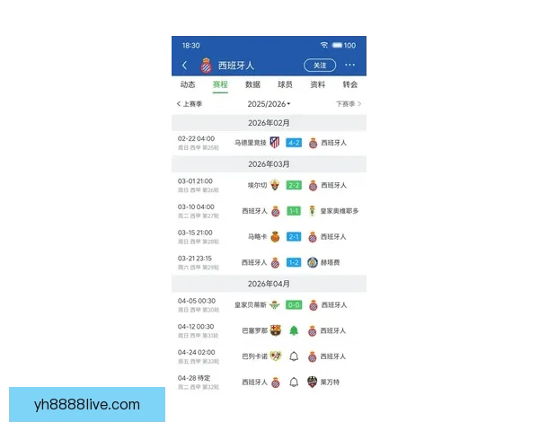 西班牙人俱乐部最新赛季战绩与球员表现全解析